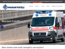 Tablet Screenshot of marianifratelli.it